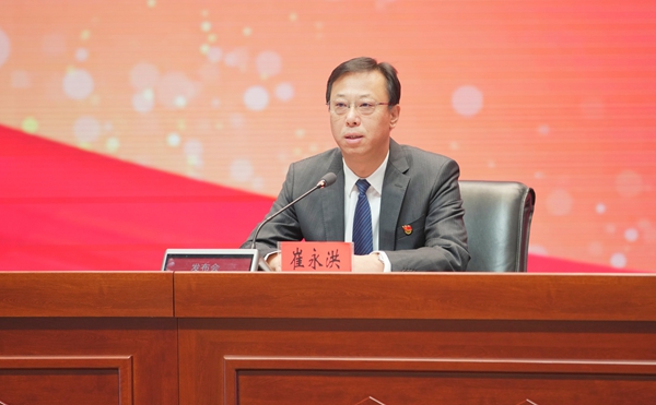 黑龍江省司法廳黨委書記、廳長(zhǎng)崔永洪。劉心楊 攝